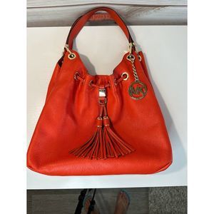 Michael Kors Red Tassel Handbag